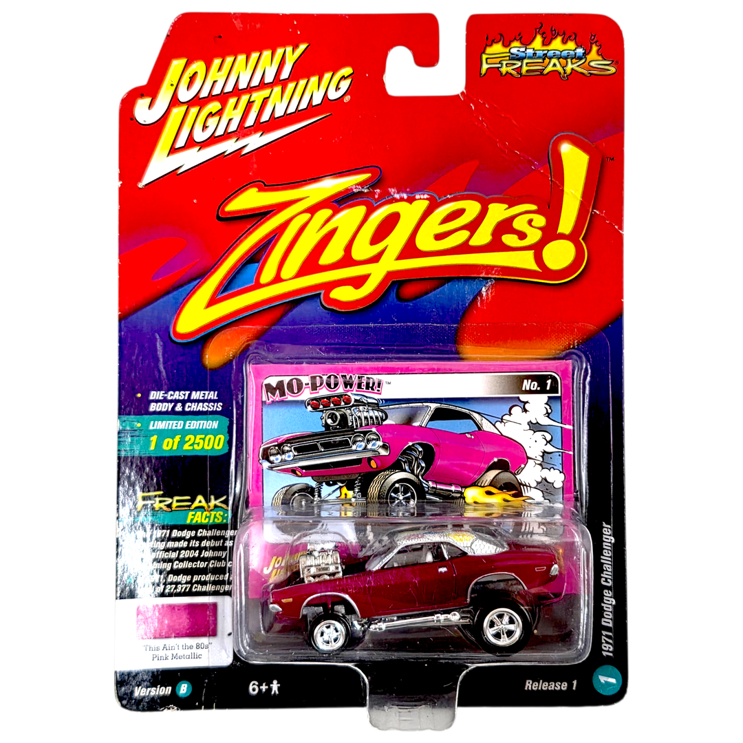Johnny Lightning - 1971 Dodge Challenger - 2018 Street Freaks Zingers Series - Top CollectiblesDiecastJohnny Lightning