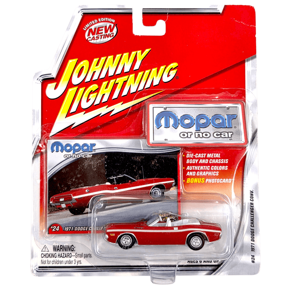 Johnny Lightning - 1971 Dodge Challenger Convertible - 2004 Mopar or No Car Series - Top CollectiblesDiecastJohnny Lightning