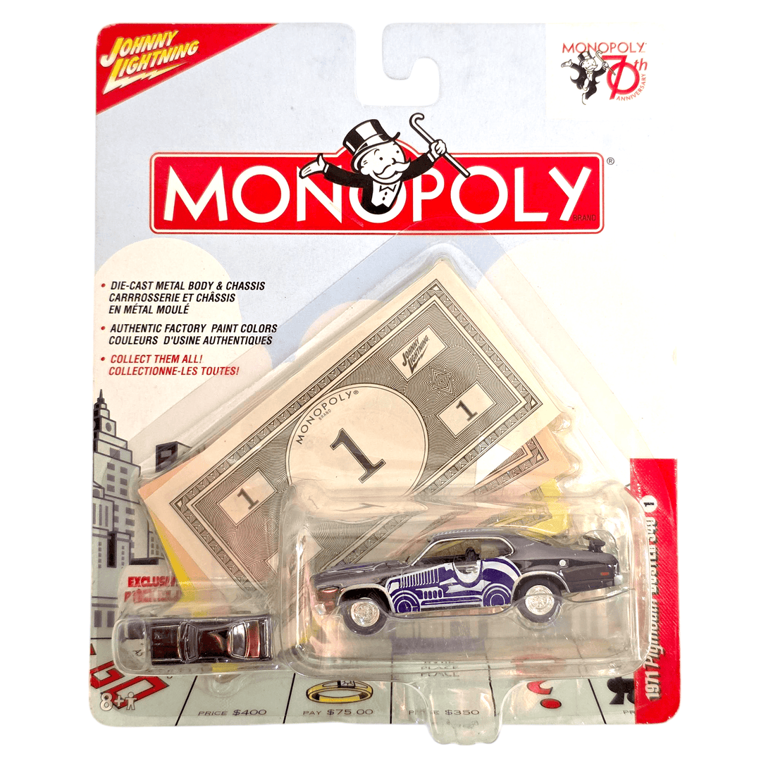 Johnny Lightning - 1971 Plymouth Duster 340 - 2005 Monopoly Series - Top CollectiblesDiecastJohnny Lightning