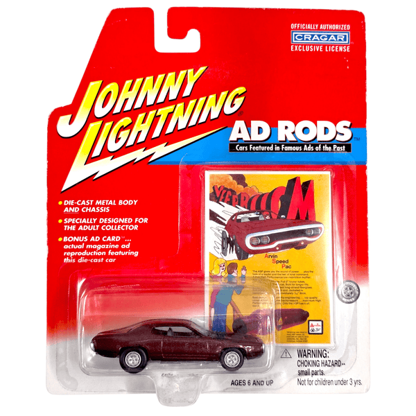 Johnny Lightning - 1971 Plymouth Roadrunner - 2001 Ad Rods Series - Top CollectiblesDiecastJohnny Lightning
