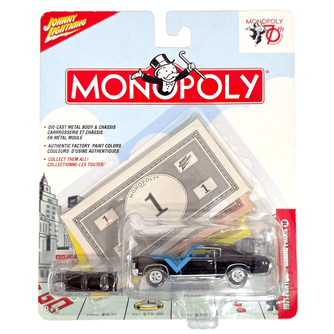 Johnny Lightning - 1971 Pontiac Grand Prix - 2005 Monopoly Series - Top CollectiblesDiecastJohnny Lightning