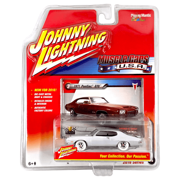 Johnny Lightning - 1971 Pontiac GTO - 2016 Muscle Cars U.S.A. Series *White Lightning Chase* - Top CollectiblesDiecastJohnny Lightning