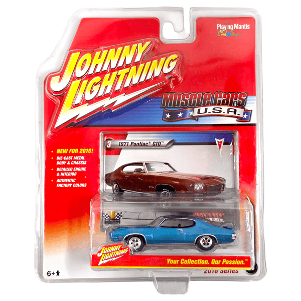 Johnny Lightning - 1971 Pontiac GTO - 2016 Muscle Cars U.S.A. Series - Top CollectiblesDiecastJohnny Lightning
