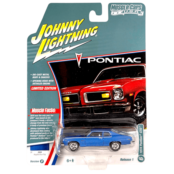 Johnny Lightning - 1974 Pontiac GTO - 2025 Muscle Cars U.S.A. Series - Top CollectiblesDiecastJohnny Lightning