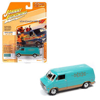 Johnny Lightning - 1976 Dodge Tradesman Van - 2021 Classic Gold Series - Top CollectiblesDiecastJohnny Lightning