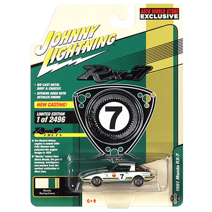 Johnny Lightning - 1981 Mazda RX - 7 - 2023 *Auto World Store Exclusive* - Top CollectiblesDiecastJohnny Lightning