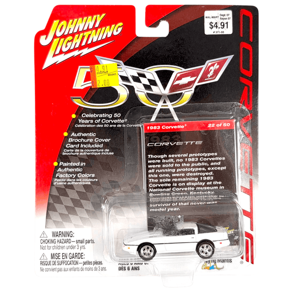 Johnny Lightning - 1983 Corvette - 2003 Corvette 50th Anniversary Series - Top CollectiblesDiecastJohnny Lightning