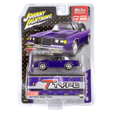 Johnny Lightning - 1987 Buick Regal T - Type Custom – Metallic Purple with White Top - Top CollectiblesDiecastJohnny Lightning