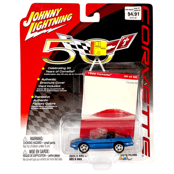 Johnny Lightning - 1989 Corvette - 2003 Corvette 50th Anniversary Series - Top CollectiblesDiecastJohnny Lightning