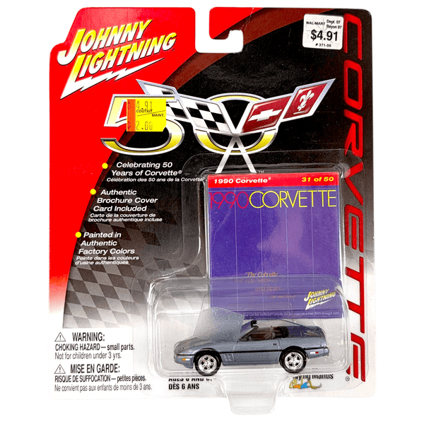 Johnny Lightning - 1990 Corvette - 2003 Corvette 50th Anniversary Series - Top CollectiblesDiecastJohnny Lightning