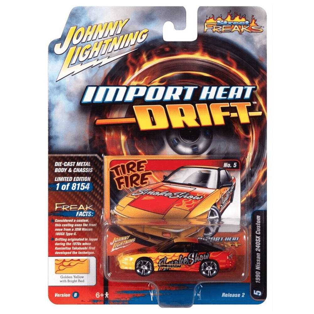 Johnny Lightning - 1990 Nissan 240SX Custom - 2023 Street Freaks Series - Top CollectiblesDiecastJohnny Lightning