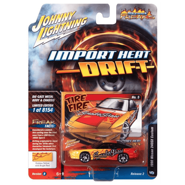 Johnny Lightning - 1990 Nissan 240SX Custom - 2023 Street Freaks Series - Top CollectiblesDiecastJohnny Lightning