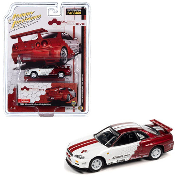 Johnny Lightning - 1999 Nissan Skyline GT - R (BNR34) - 2022 *DILSRE Xclusive* - Top CollectiblesDiecastJohnny Lightning