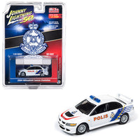 Johnny Lightning - 2004 Mitsubishi Lancer Evolution - 2020 Malaysian Police Series - Top CollectiblesDiecastJohnny Lightning