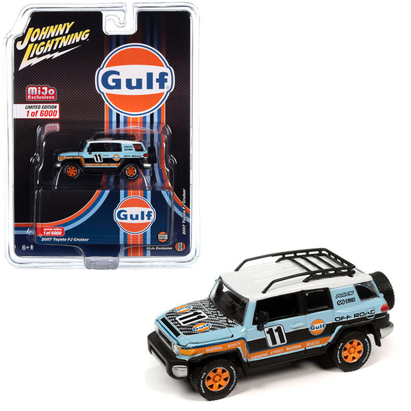 Johnny Lightning - 2007 Toyota FJ Cruiser Gulf - 2023 - Top CollectiblesDiecastJohnny Lightning