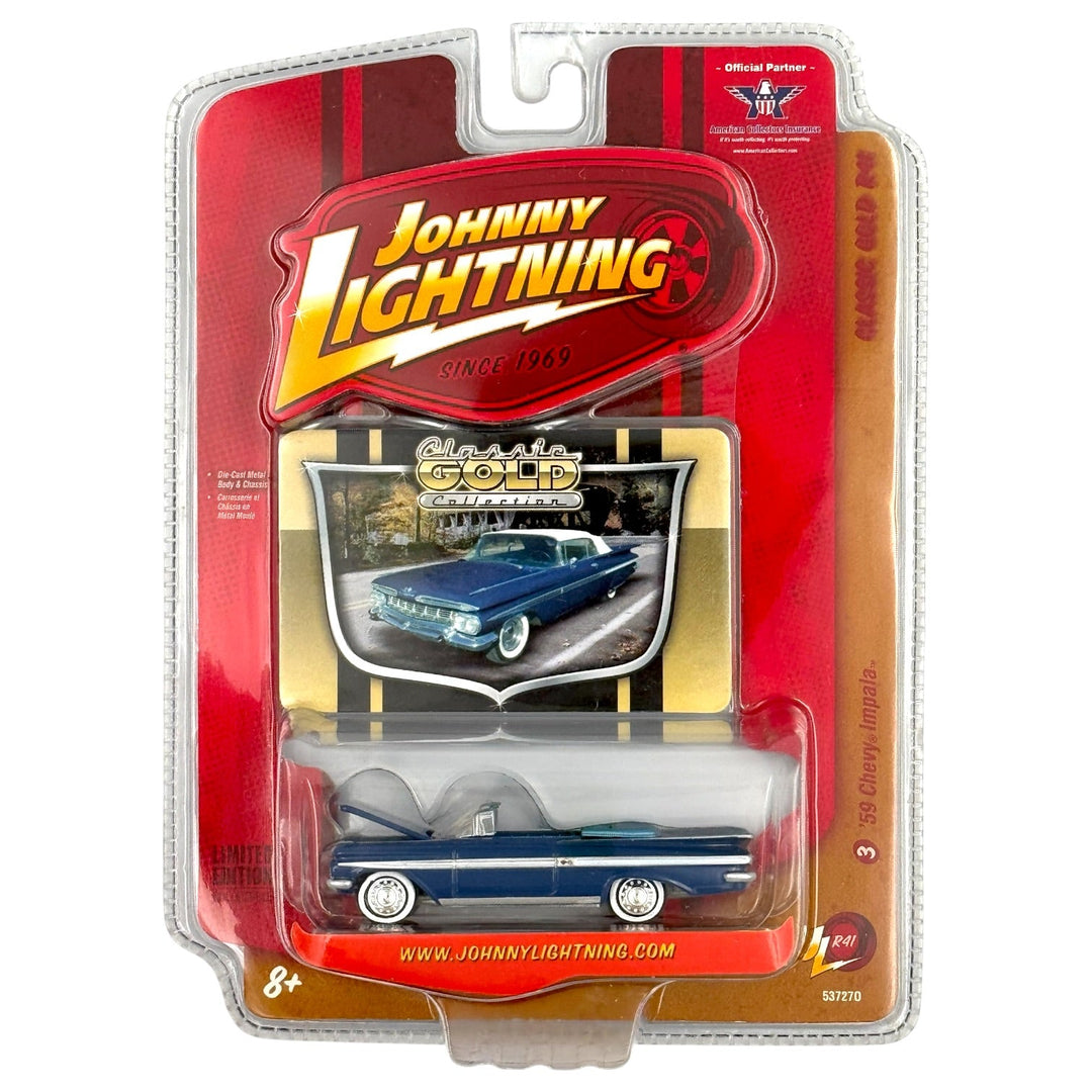 Johnny Lightning - '59 Chevy Impala - 2008 Classic Gold Collection Series - Top CollectiblesDiecastJohnny Lightning