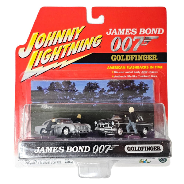 Johnny Lightning - '64 Aston Martin & 1955 Chrysler C - 300 - 2001 James Bond Series - Top CollectiblesDiecastJohnny Lightning