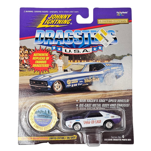 Johnny Lightning - '69 Drag - On - Lady - 1995 Dragsters U.S.A Series - Top CollectiblesDiecastJohnny Lightning