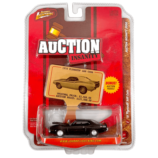 Johnny Lightning - '70 Plymouth AAR Cuda - 2008 Auction Insanity Series - Top CollectiblesDiecastJohnny Lightning