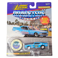 Johnny Lightning - '71 Blue Max Mustang Funny Car - 1995 Dragsters U.S.A Series - Top CollectiblesDiecastJohnny Lightning