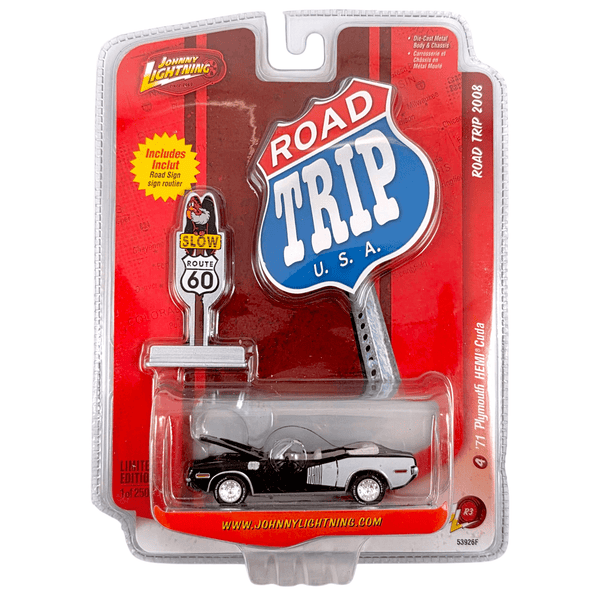 Johnny Lightning - '71 Plymouth HEMI Cuda - 2008 Road Trip U.S.A Series - Top CollectiblesDiecastJohnny Lightning