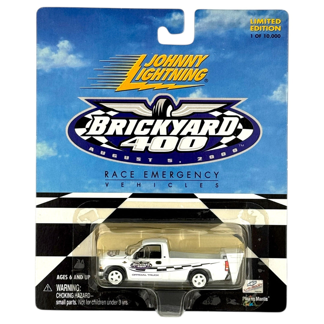 Johnny Lightning - Chevrolet Silverado Race Emergency Truck - 2000 Brickyard 400 Series *White Lightning Chase* - Top CollectiblesDiecastJohnny Lightning