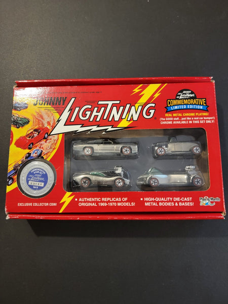 Johnny Lightning - Commemorative Limited Edition 4 - Car Set - 1994 - Top CollectiblesDiecastJohnny Lightning