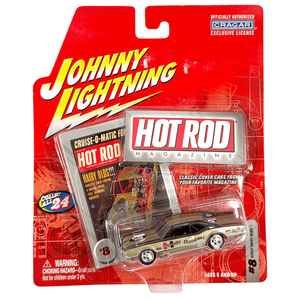 Johnny Lightning - Hurst Hairy Olds - 2003 Hot Rod Magazine Series - Top CollectiblesDiecastJohnny Lightning