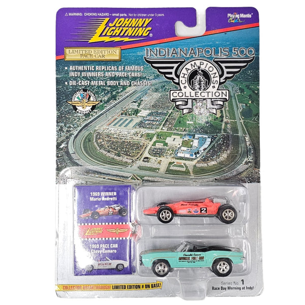 Johnny Lightning - Indy Car & 1969 Chevy Camaro Pace Car - 1996 Indianapolis 2 - Pack - Top CollectiblesDiecastJohnny Lightning