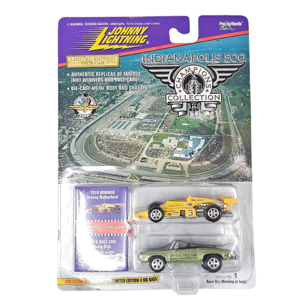 Johnny Lightning - Indy Car & 1974 Hurst Olds Pace Car - 1996 Indianapolis 2 - Pack - Top CollectiblesDiecastJohnny Lightning