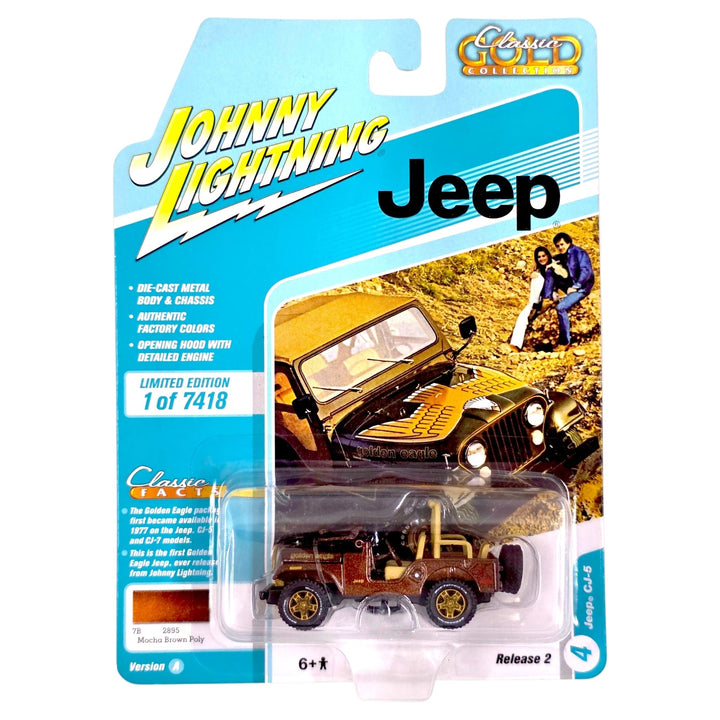 Johnny Lightning - Jeep CJ - 5 - 2021 Classic Gold Series - Top CollectiblesDiecastJohnny Lightning