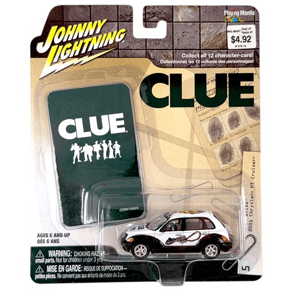 Johnny Lightning - Mrs. White 2001 Chrysler PT Cruiser - 2004 Clue Series - Top CollectiblesDiecastJohnny Lightning