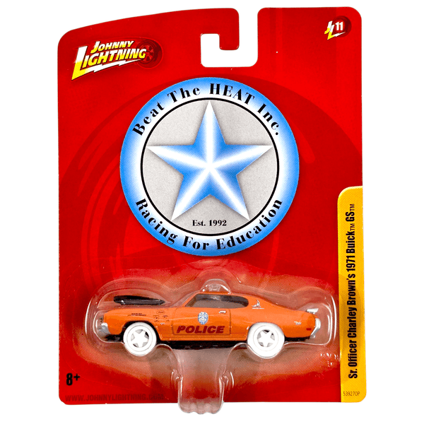 Johnny Lightning - Sr. Officer Charley Brown's 1971 Buick GS - 2010 Forever 64 Series *White Lightning Chase* - Top CollectiblesDiecastJohnny Lightning
