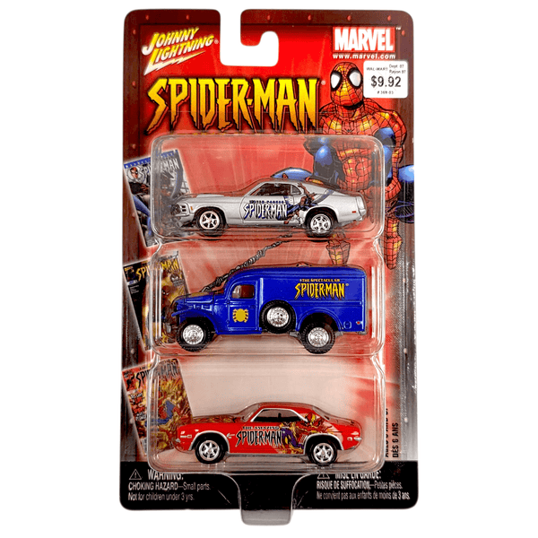 Johnny Lightning - The Amazing Spider - Man Series 3 - Pack - 2004 - Top CollectiblesDiecastJohnny Lightning