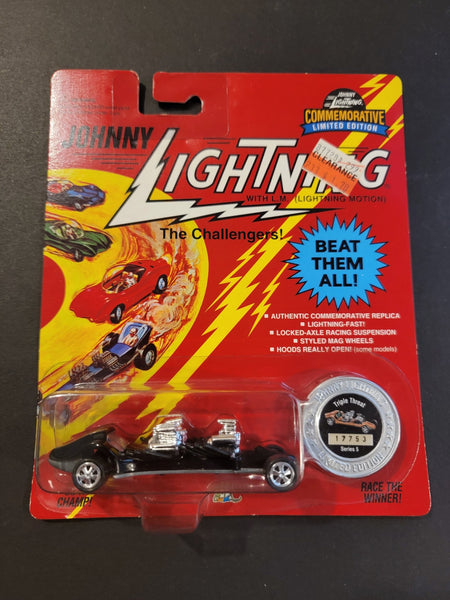 Johnny Lightning - Triple Threat - 1993 Commemorative Limited Edition *Replica* - Top CollectiblesDiecastJohnny Lightning