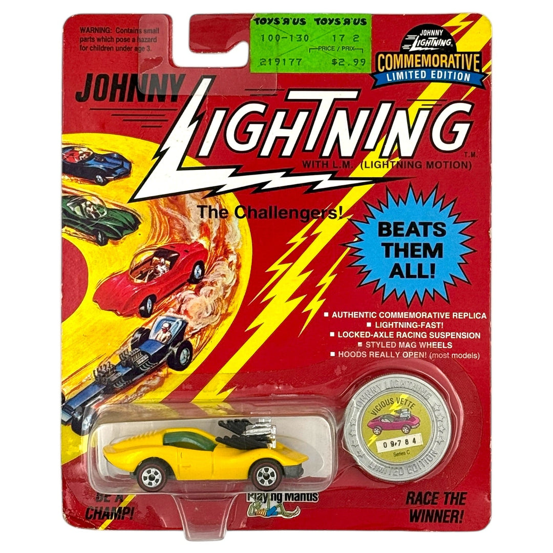Johnny Lightning - Vicious Vette - 1993 Commemorative Limited Edition *Replica* - Top CollectiblesDiecastJohnny Lightning