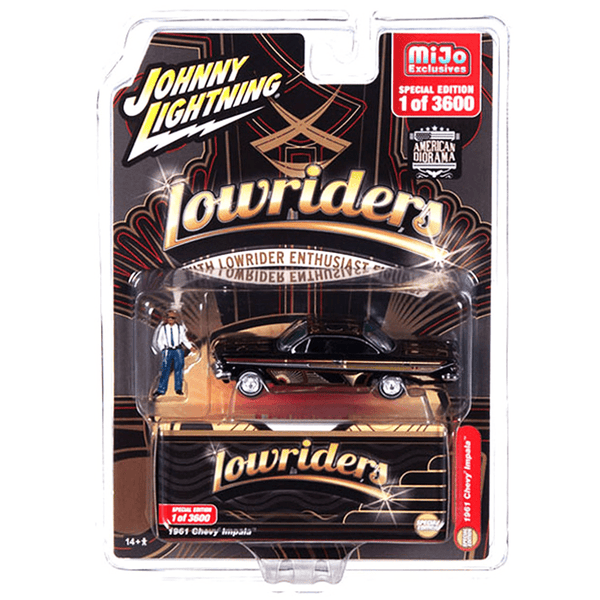 Johnny Lightning x American Diorama - 1961 Chevy Impala Lowrider w/ Figure - 2023 - Top CollectiblesDiecastJohnny Lightning