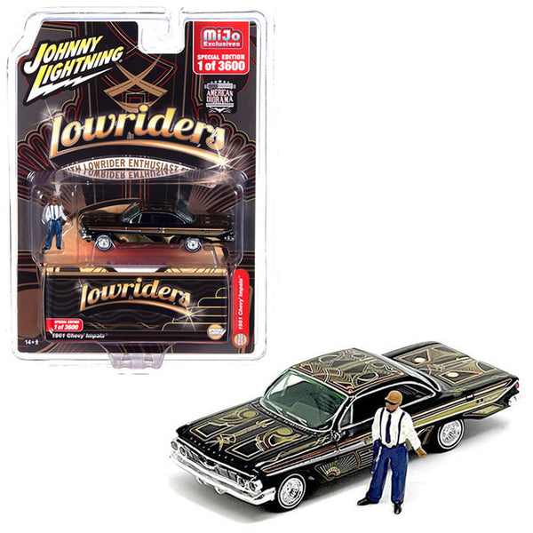 Johnny Lightning x American Diorama - 1961 Chevy Impala Lowrider w/ Figure - 2023 - Top CollectiblesDiecastJohnny Lightning