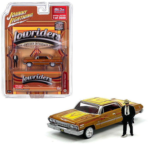 Johnny Lightning X American Diorama - 1963 Chevrolet Impala w/ Figure - 2024 Lowriders Series - Top CollectiblesDiecastJohnny Lightning