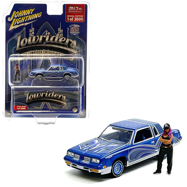 Johnny Lightning X American Diorama - 1984 Oldsmobile Cutlass w/ Figure - 2024 Lowriders Series - Top CollectiblesDiecastJohnny Lightning