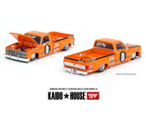 Kaido House x Mini GT - Chevrolet Silverado Dually Kaido Works V2 – Orange *Sealed, Possibility of a Chase* - Top CollectiblesDiecastMini GT