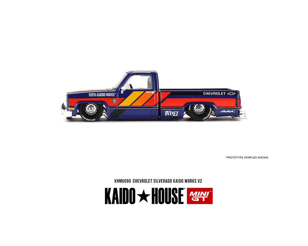 Kaido House x Mini GT - Chevrolet Silverado Kaido Works V2 - Top CollectiblesDiecastMini GT
