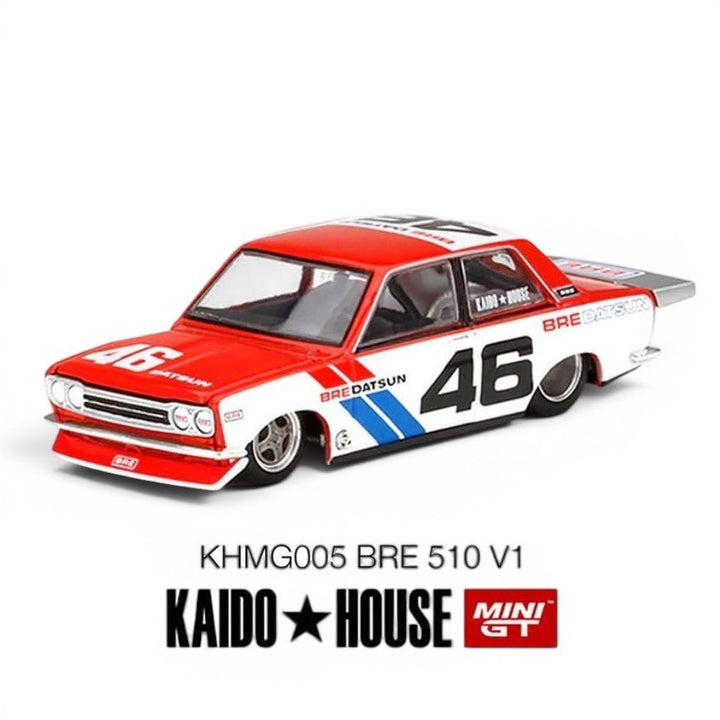 Kaido House x Mini GT - Datsun 510 Pro Street BRE Version 1 - Top CollectiblesDiecastMini GT