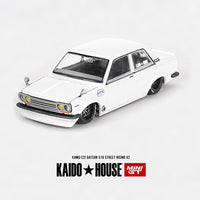 Kaido House x Mini GT - Datsun 510 Street Nismo V2 - White *Sealed, Possibility of a Chase* - Top CollectiblesDiecastMini GT