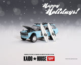 Kaido House x Mini GT - Datsun 510 Wagon 4x4 Winter Holiday Edition - Top CollectiblesDiecastMini GT