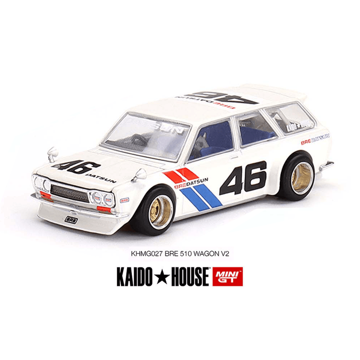 Kaido House x Mini GT - Datsun 510 Wagon BRE Version 2 - Top CollectiblesDiecastMini GT