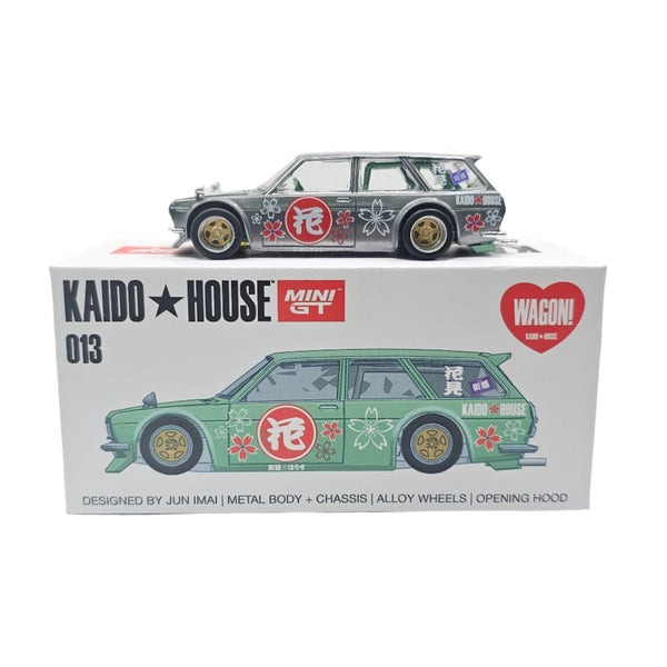 Kaido House x Mini GT - Datsun 510 Wagon Hanami V2 *Chase* - Top CollectiblesDiecastMini GT