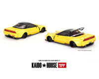 Kaido House x Mini GT - Honda NSX Kaido Works V1 – Yellow *Sealed, Possibility of a Chase* - Top CollectiblesDiecastMini GT