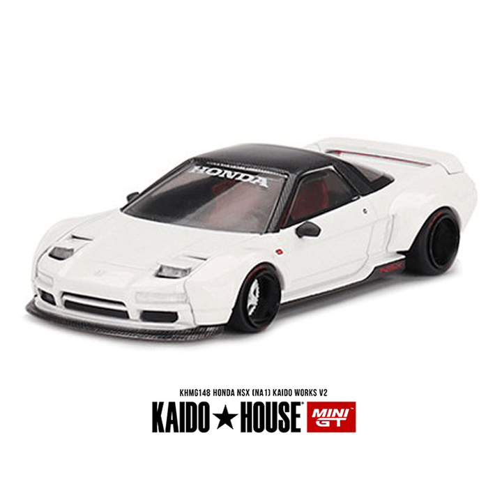 Kaido House x Mini GT - Honda NSX (NA1) Kaido WORKS V2 – White *Sealed, Possibility of a Chase* - Top CollectiblesDiecastMini GT