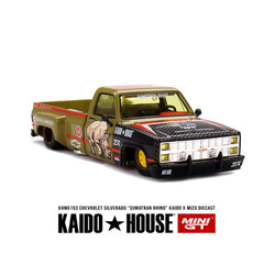 *Pre-Order* Kaido House x Mini GT - Kaido House x Mini GT x Mizu Diecast 1:64 Chevrolet Silverado “Sumatran Rhino” *Sealed, Possibility of a Chase*